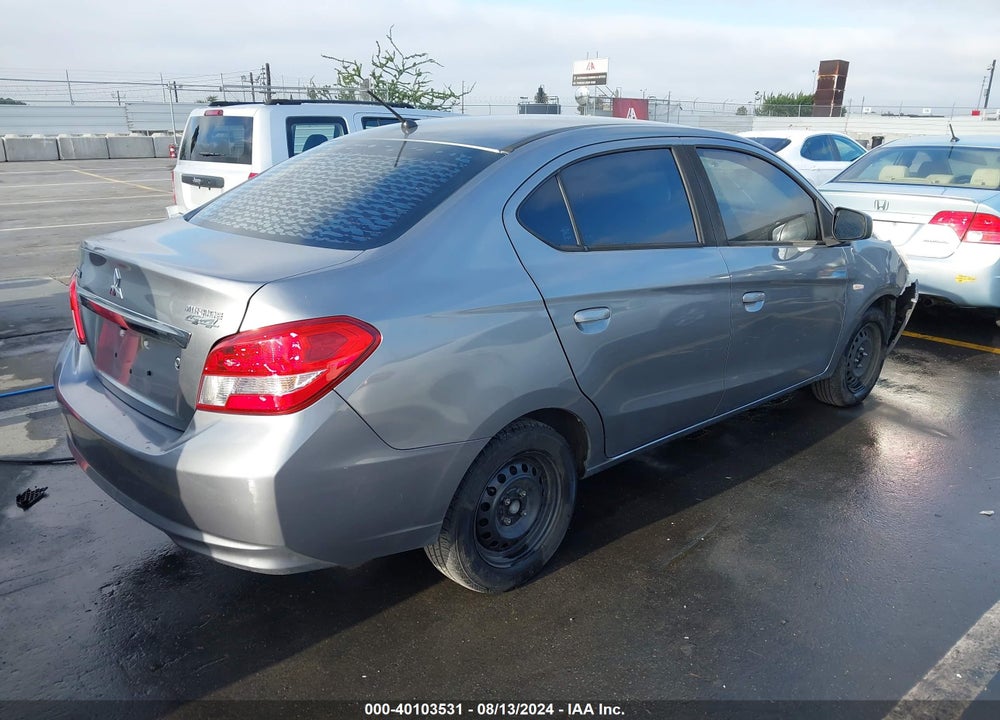 2018 MITSUBISHI MIRAGE G4 ES VIN: ML32F3FJ0JHF16456