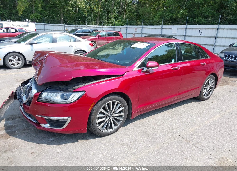 2017 LINCOLN MKZ SELECT VIN: 3LN6L5C92HR660539