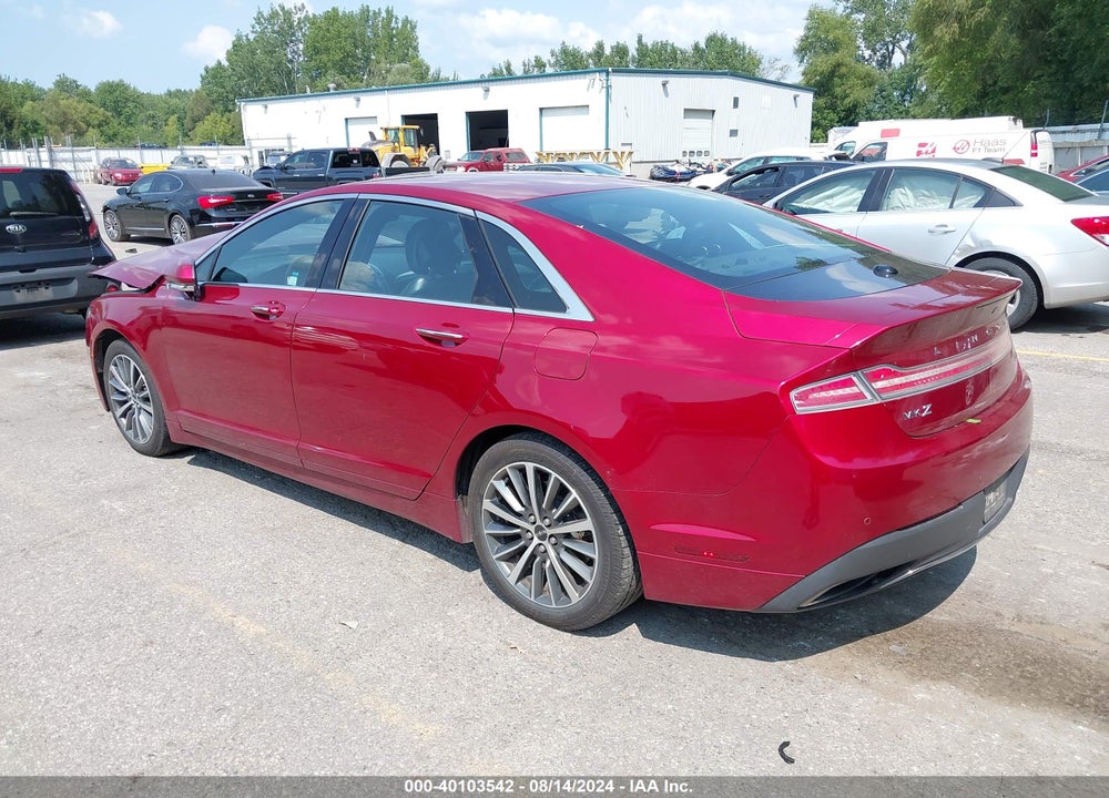 2017 LINCOLN MKZ SELECT VIN: 3LN6L5C92HR660539