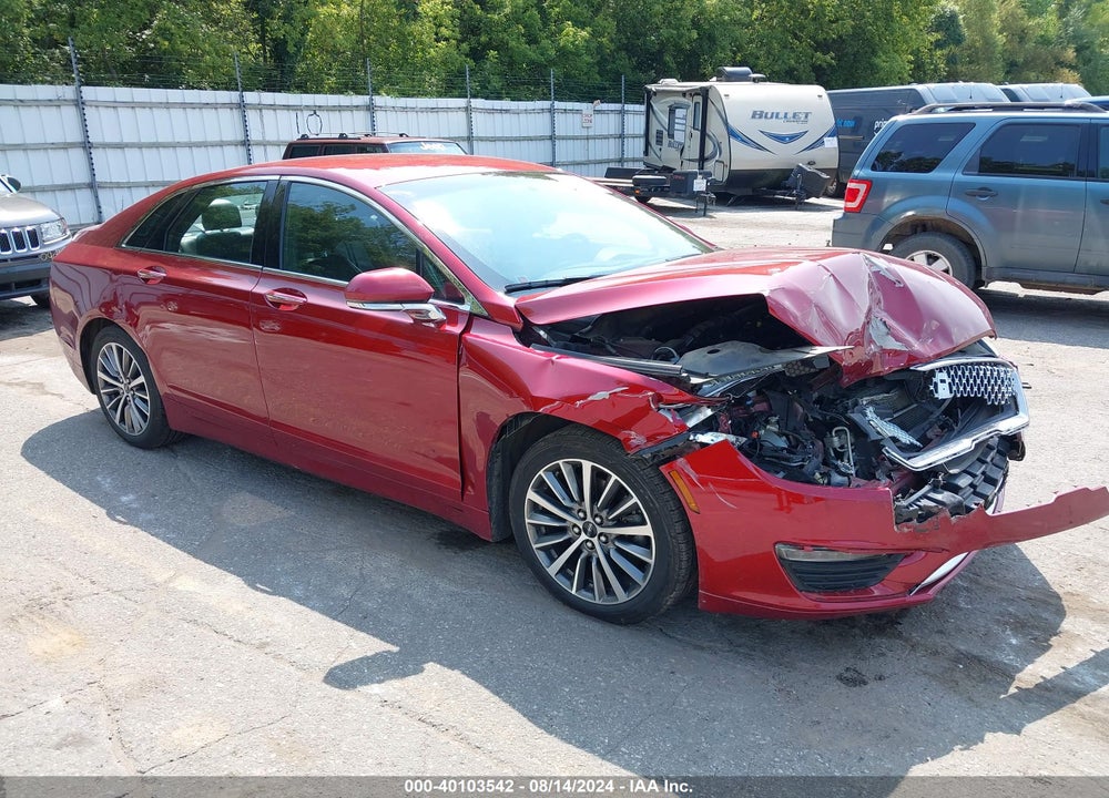 2017 LINCOLN MKZ SELECT VIN: 3LN6L5C92HR660539