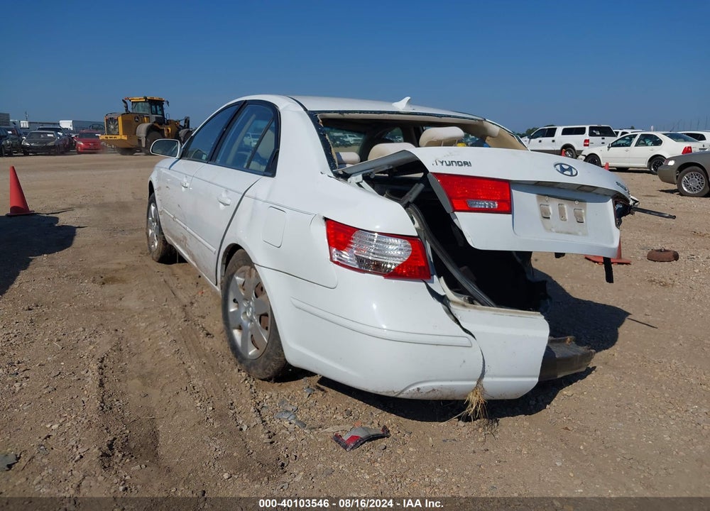 2009 HYUNDAI SONATA GLS VIN: 5NPET46C59H478629
