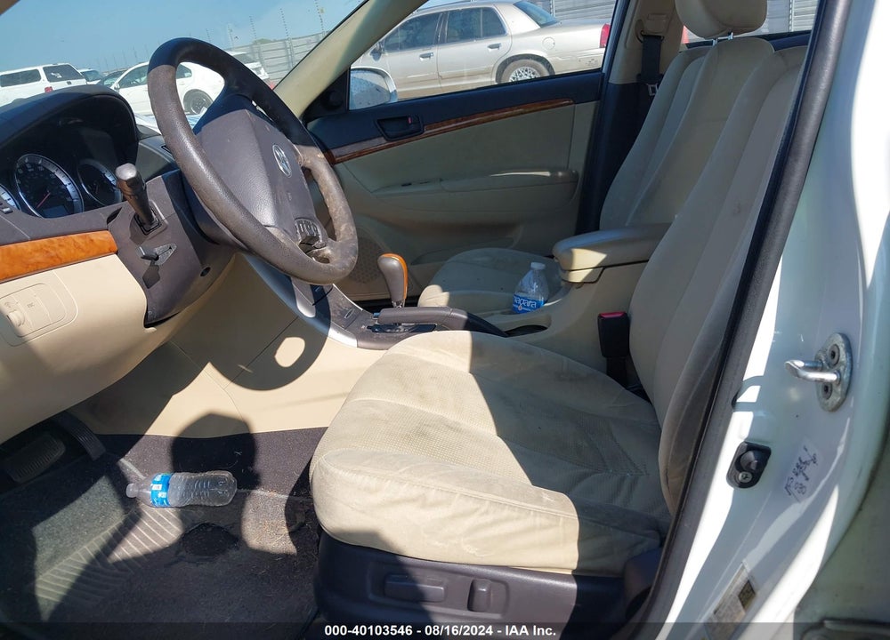 2009 HYUNDAI SONATA GLS VIN: 5NPET46C59H478629