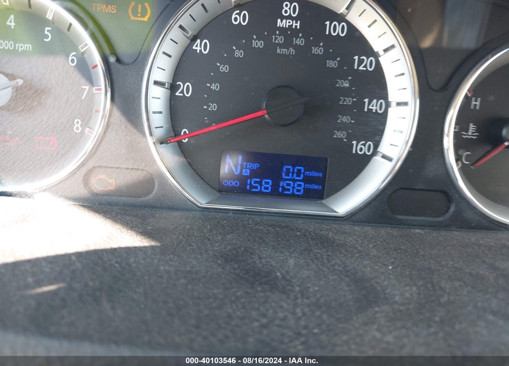 2009 HYUNDAI SONATA GLS VIN: 5NPET46C59H478629