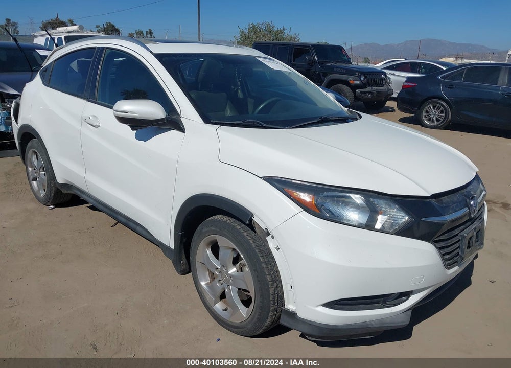 2016 HONDA HR-V EX-L VIN: 3CZRU5H76GM727705