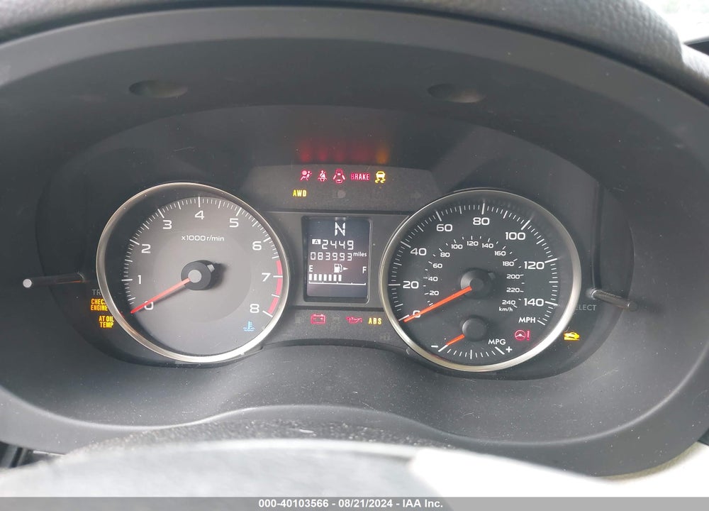 2014 SUBARU XV CROSSTREK 2.0I LIMITED VIN: JF2GPAGC0E8268119