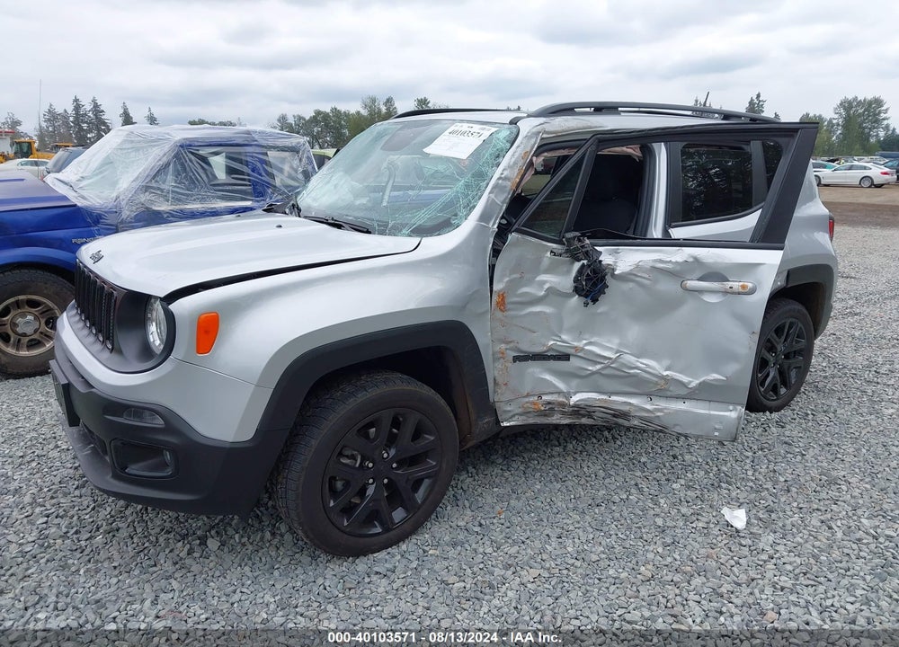 2017 JEEP RENEGADE ALTITUDE 4X4 VIN: ZACCJBBB8HPG46879