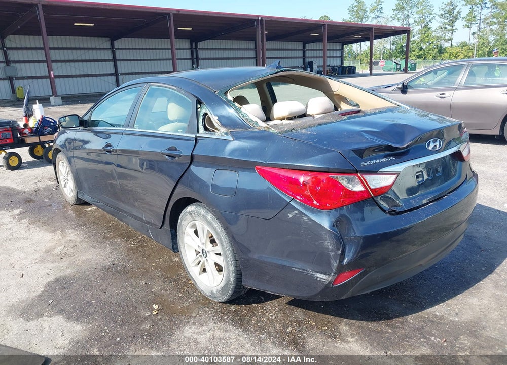 2014 HYUNDAI SONATA GLS VIN: 5NPEB4AC8EH846113