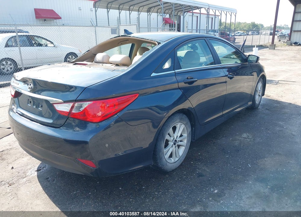 2014 HYUNDAI SONATA GLS VIN: 5NPEB4AC8EH846113