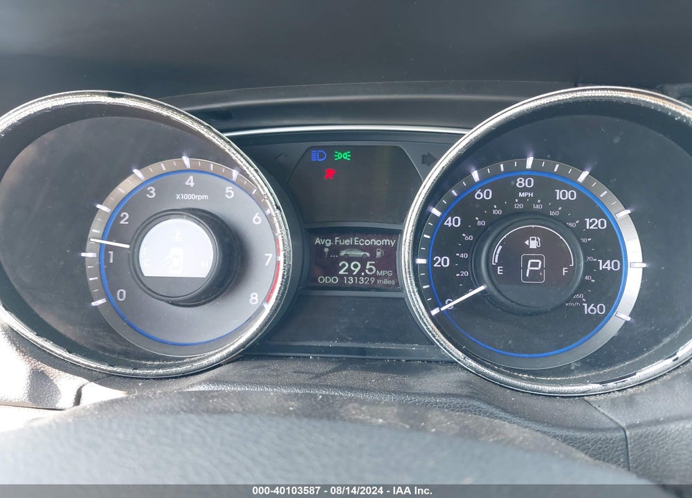 2014 HYUNDAI SONATA GLS VIN: 5NPEB4AC8EH846113