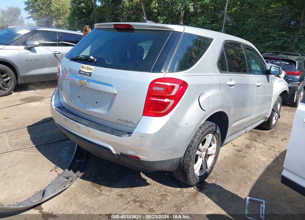 2016 CHEVROLET EQUINOX LS VIN: 2GNFLEEK2G6360629