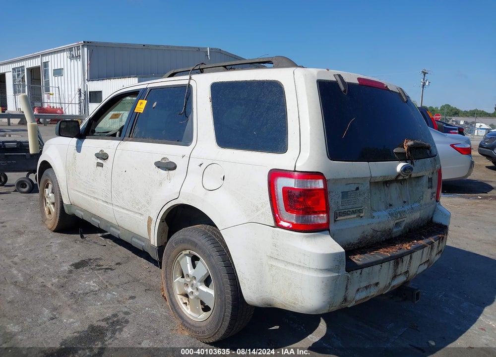 2012 FORD ESCAPE XLT VIN: 1FMCU0DG2CKC36307