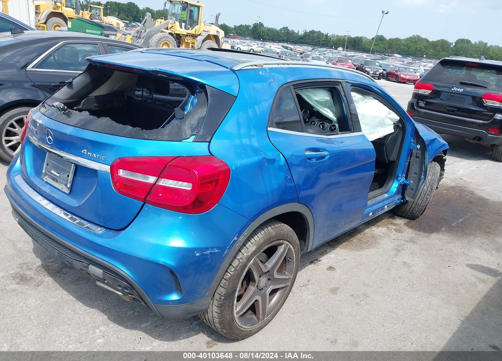 2016 MERCEDES-BENZ GLA 250 4MATIC VIN: WDCTG4GB5GJ221163