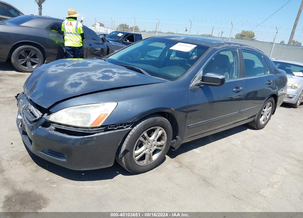 2007 HONDA ACCORD 2.4 EX VIN: JHMCM56867C001284