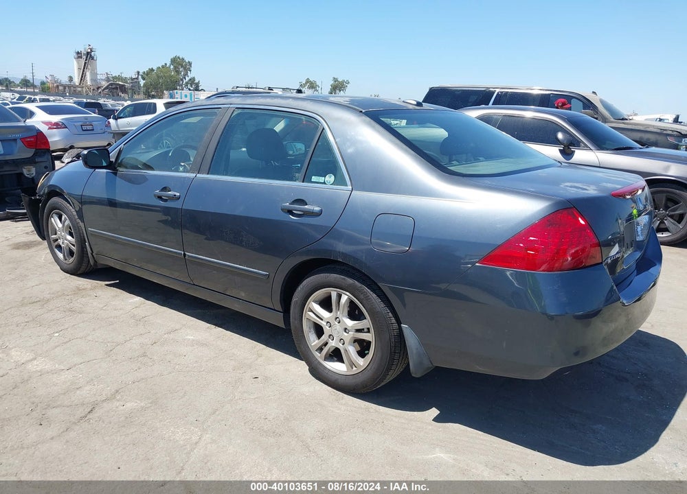 2007 HONDA ACCORD 2.4 EX VIN: JHMCM56867C001284