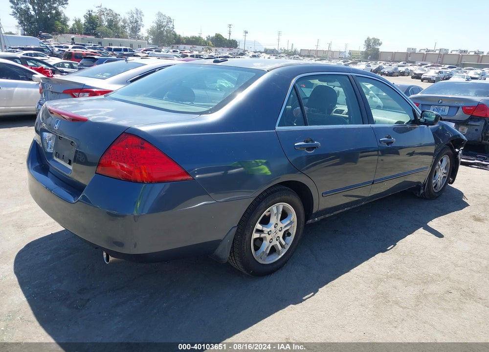 2007 HONDA ACCORD 2.4 EX VIN: JHMCM56867C001284