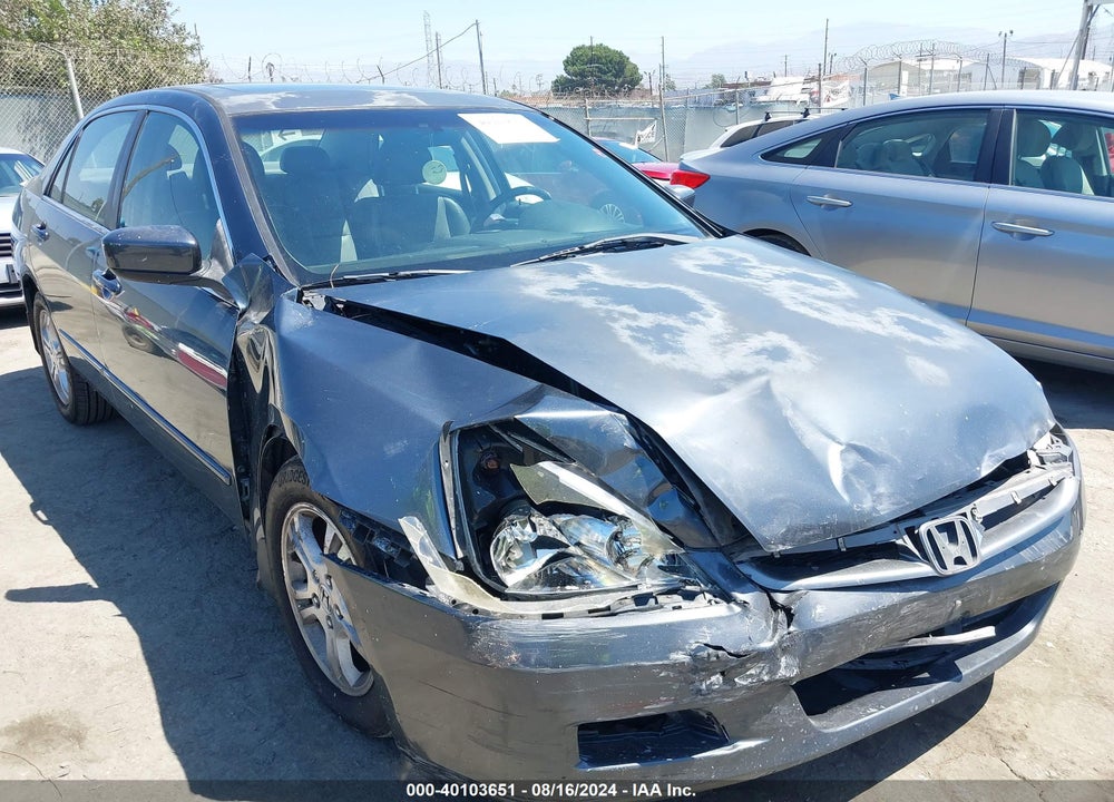 2007 HONDA ACCORD 2.4 EX VIN: JHMCM56867C001284