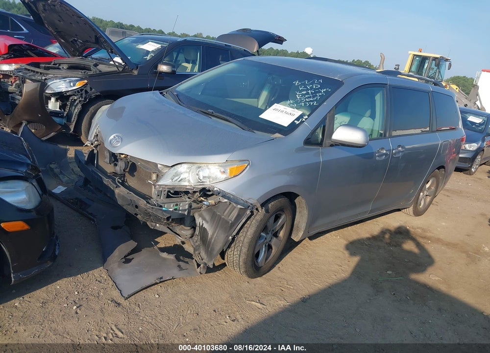 2011 TOYOTA SIENNA LE V6 VIN: 5TDKK3DCXBS049392