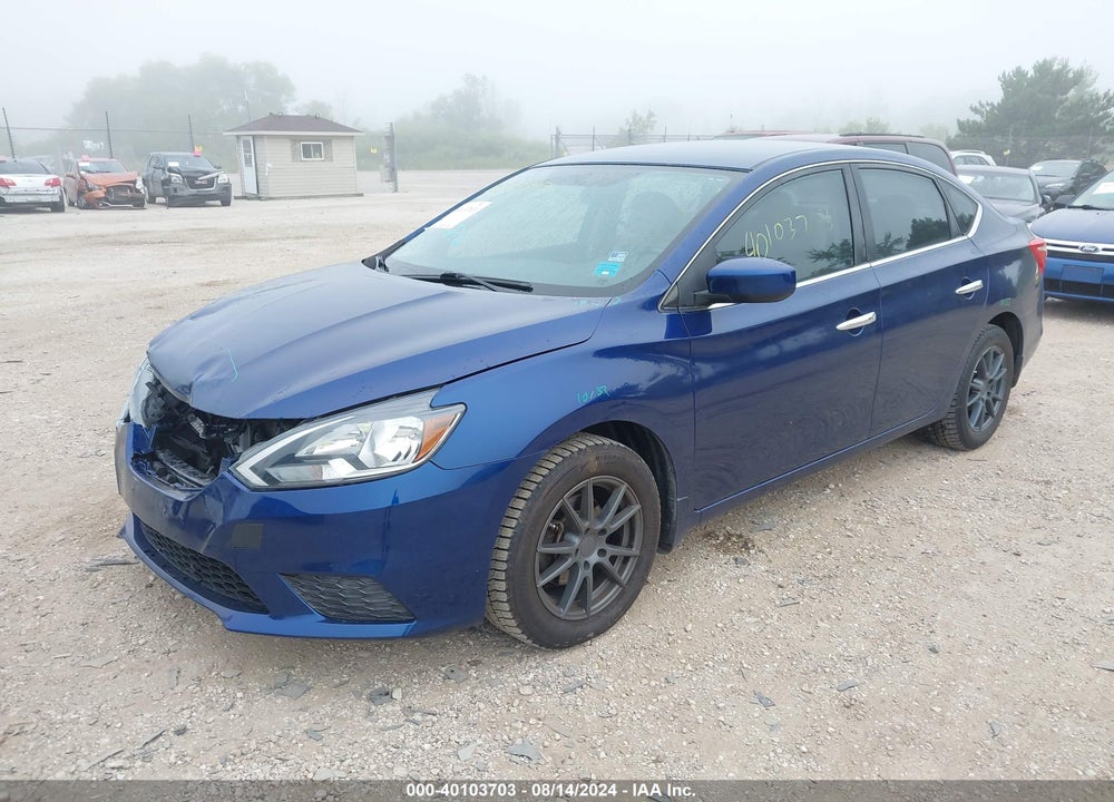 2016 NISSAN SENTRA SV VIN: 3N1AB7AP8GY297332