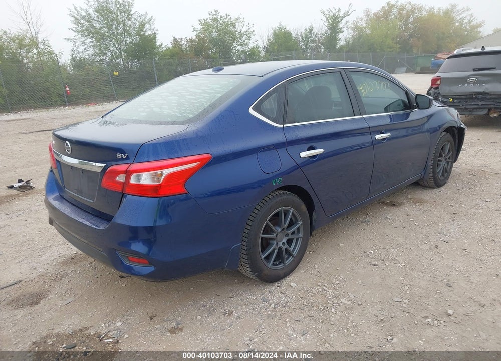 2016 NISSAN SENTRA SV VIN: 3N1AB7AP8GY297332