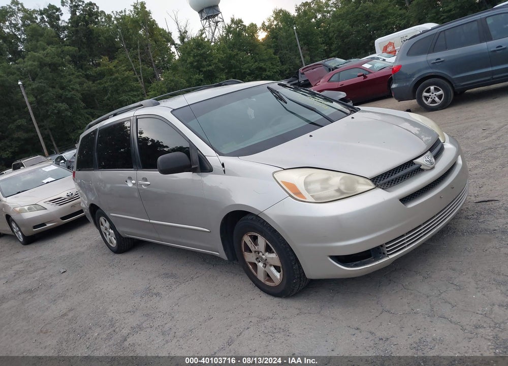 2005 TOYOTA SIENNA LE VIN: 5TDZA23C85S347991