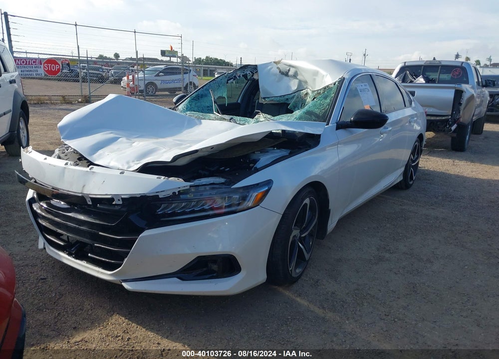 2021 HONDA ACCORD SPORT VIN: 1HGCV1F36MA028215