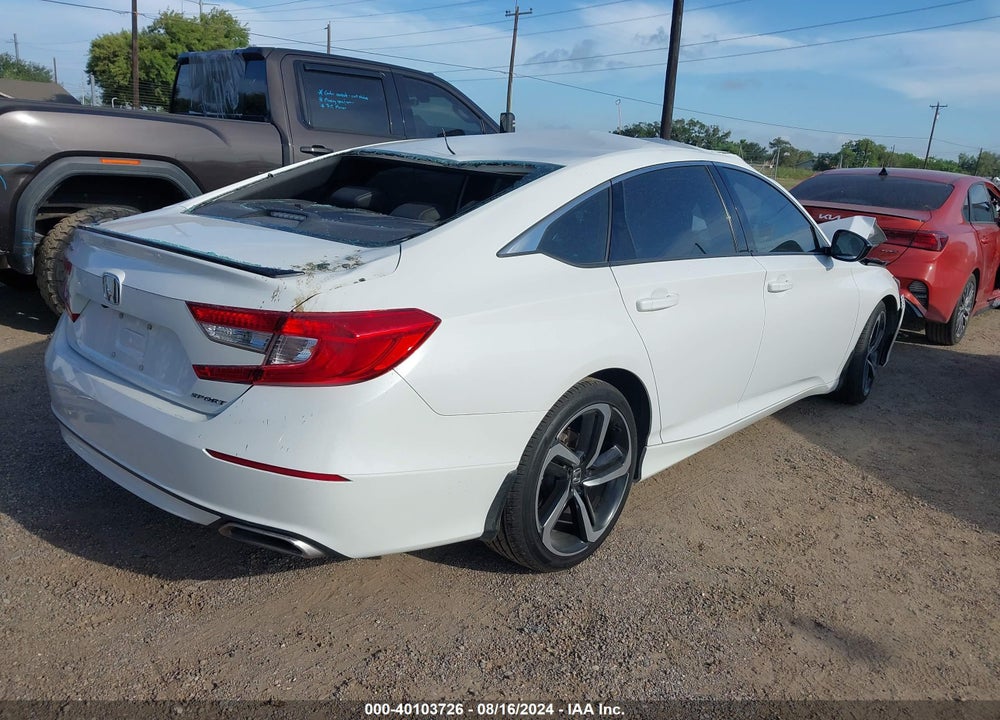 2021 HONDA ACCORD SPORT VIN: 1HGCV1F36MA028215