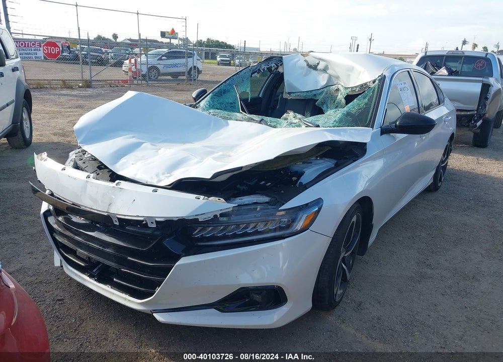 2021 HONDA ACCORD SPORT VIN: 1HGCV1F36MA028215