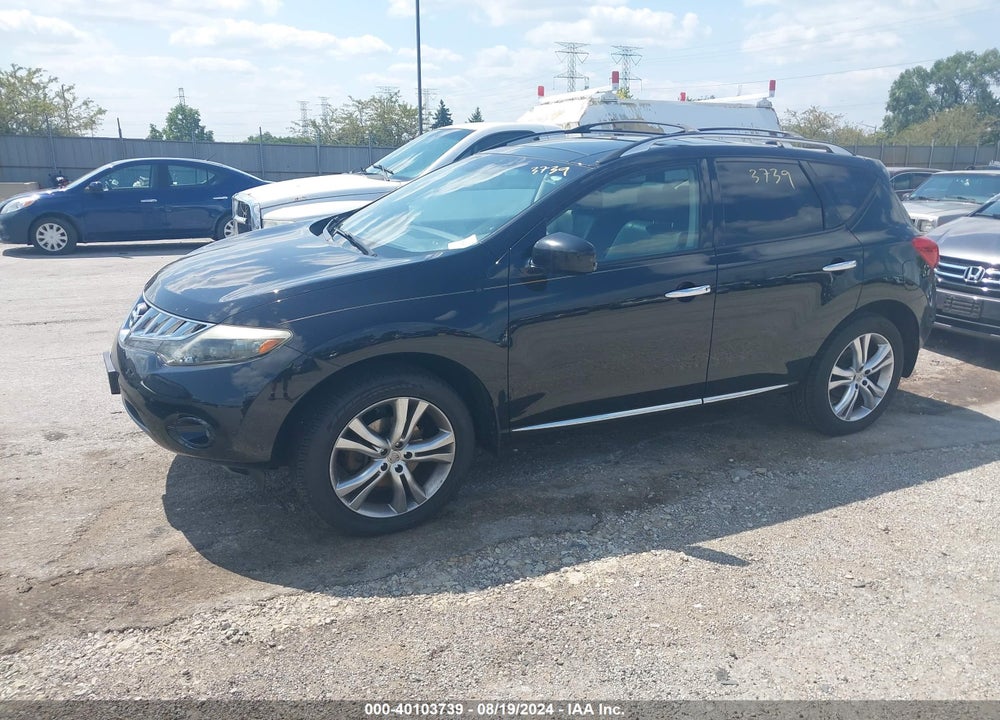 2009 NISSAN MURANO LE VIN: JN8AZ18W49W158400