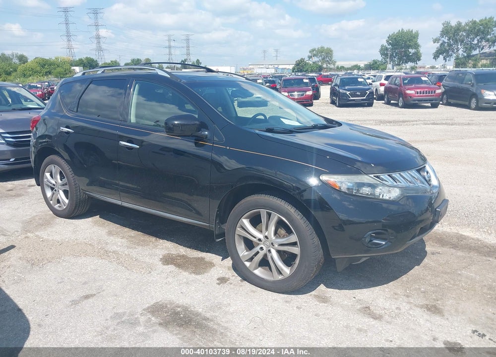 2009 NISSAN MURANO LE VIN: JN8AZ18W49W158400