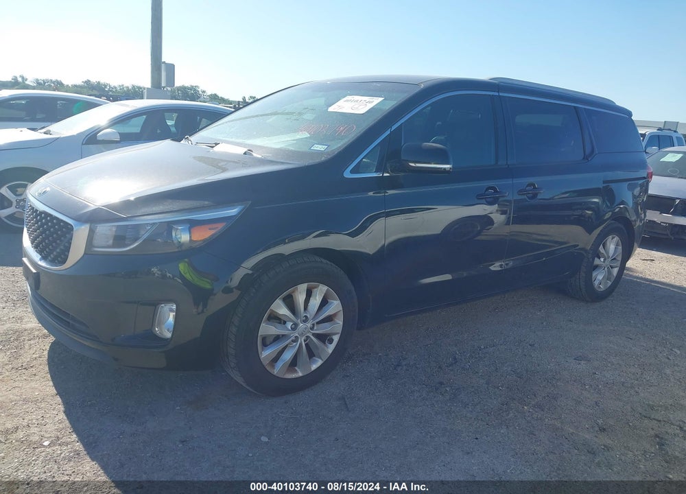 2016 KIA SEDONA EX VIN: KNDMC5C17G6117723