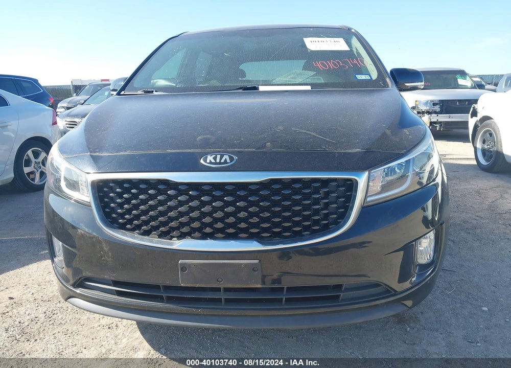 2016 KIA SEDONA EX VIN: KNDMC5C17G6117723