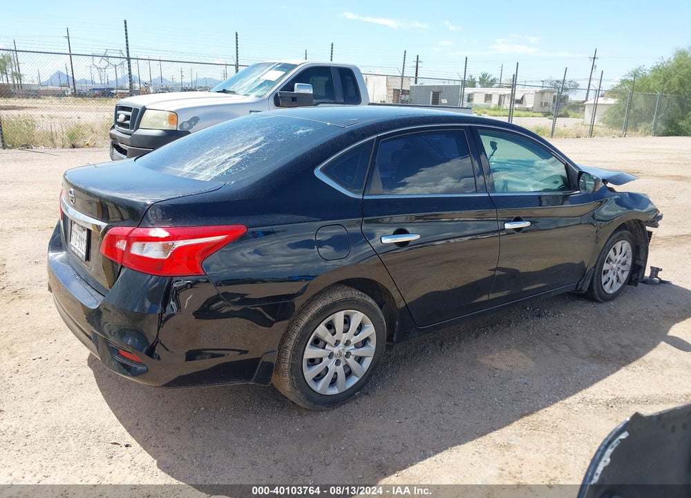 2019 NISSAN SENTRA S VIN: 3N1AB7AP1KY453011