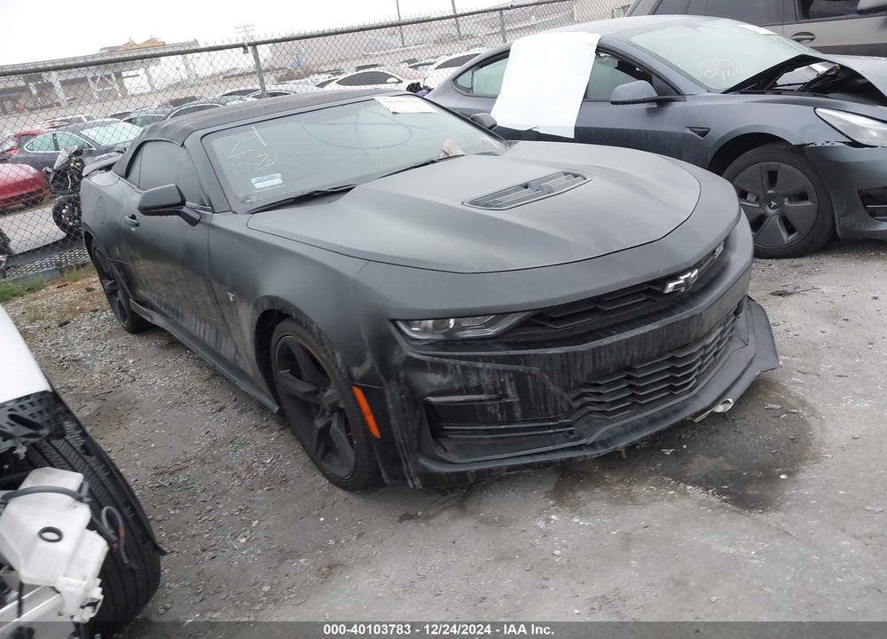 2022 CHEVROLET CAMARO RWD 2SS VIN: 1G1FH3D70N0106105