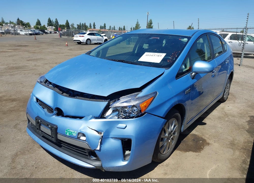 2012 TOYOTA PRIUS PLUG-IN ADVANCED VIN: JTDKN3DP1C3007383