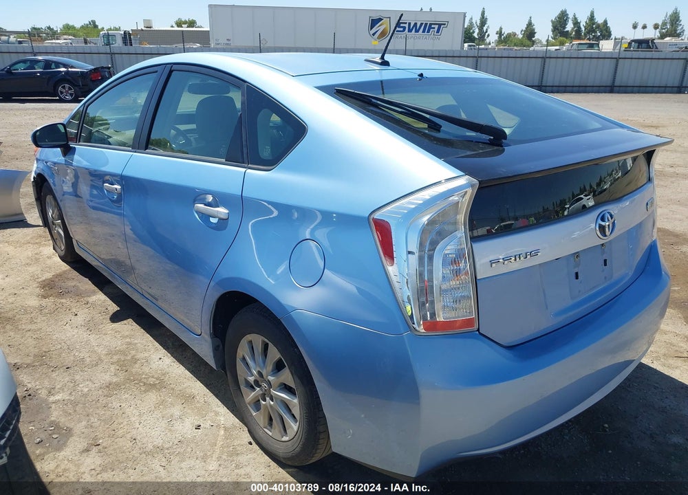 2012 TOYOTA PRIUS PLUG-IN ADVANCED VIN: JTDKN3DP1C3007383