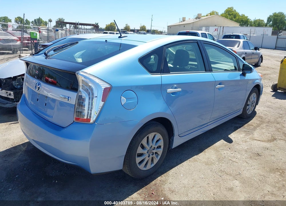 2012 TOYOTA PRIUS PLUG-IN ADVANCED VIN: JTDKN3DP1C3007383