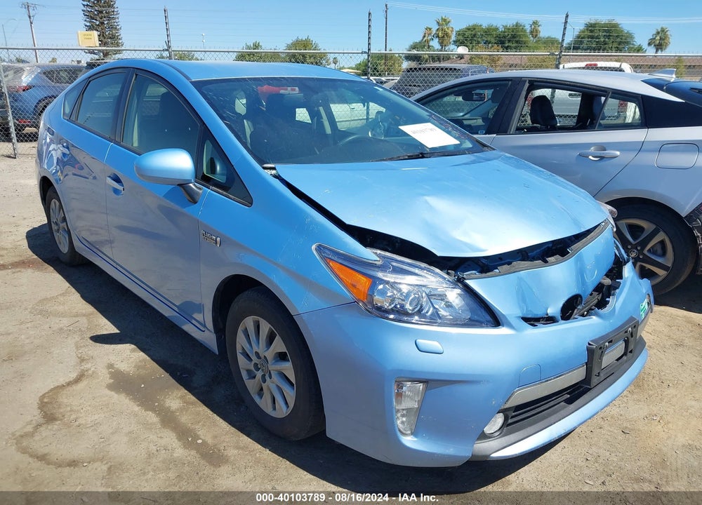 2012 TOYOTA PRIUS PLUG-IN ADVANCED VIN: JTDKN3DP1C3007383