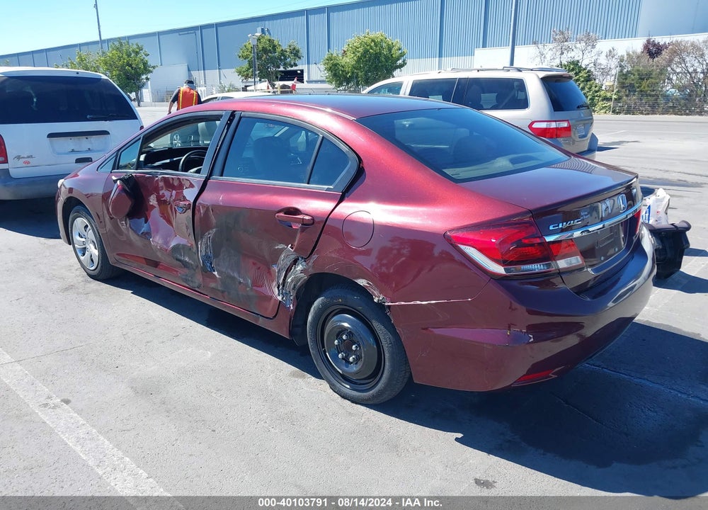 2015 HONDA CIVIC LX VIN: 19XFB2F52FE265313
