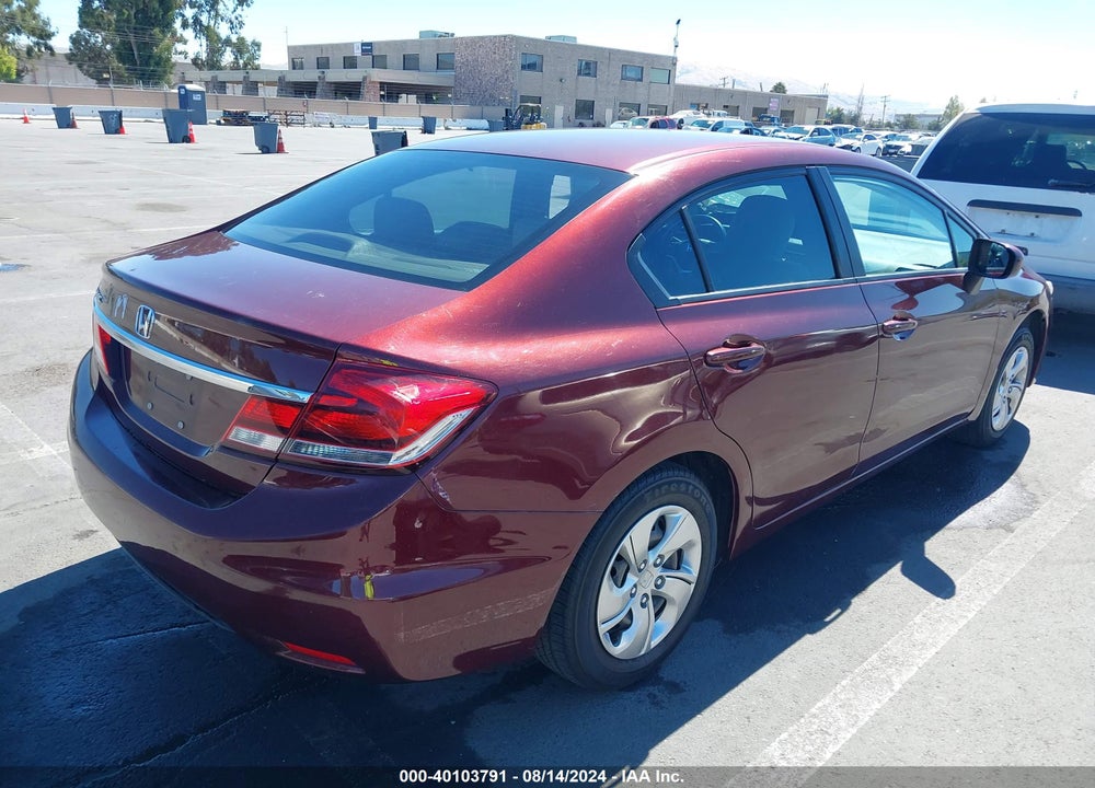 2015 HONDA CIVIC LX VIN: 19XFB2F52FE265313