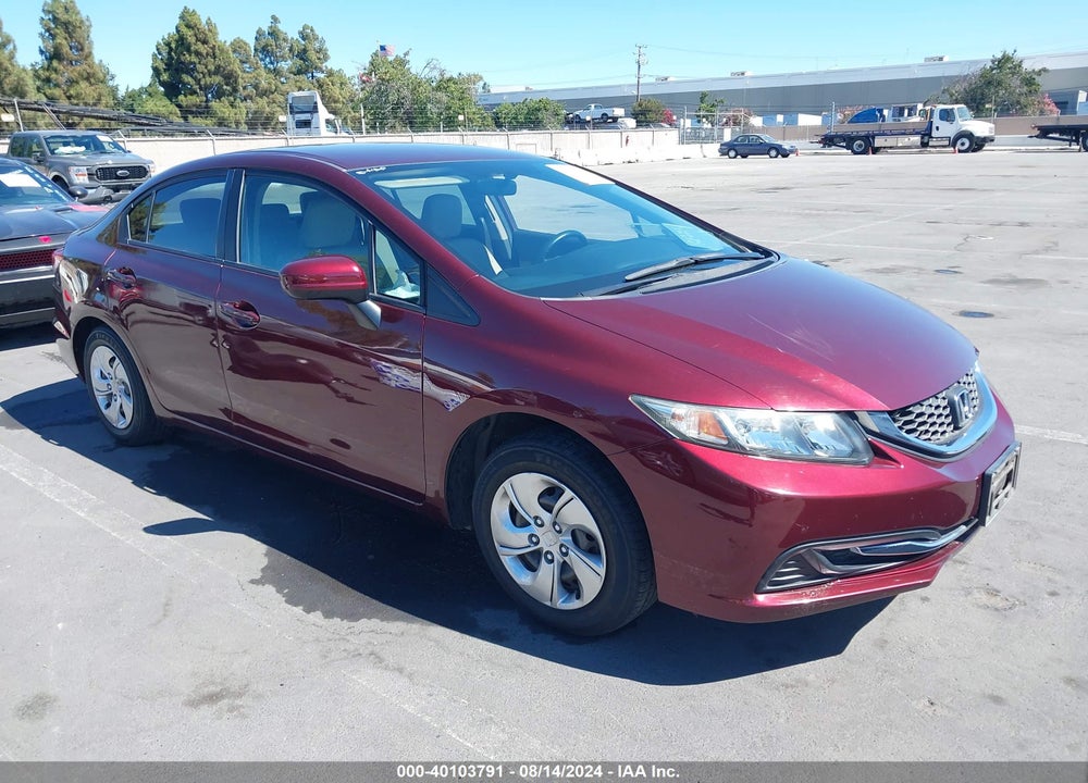 2015 HONDA CIVIC LX VIN: 19XFB2F52FE265313