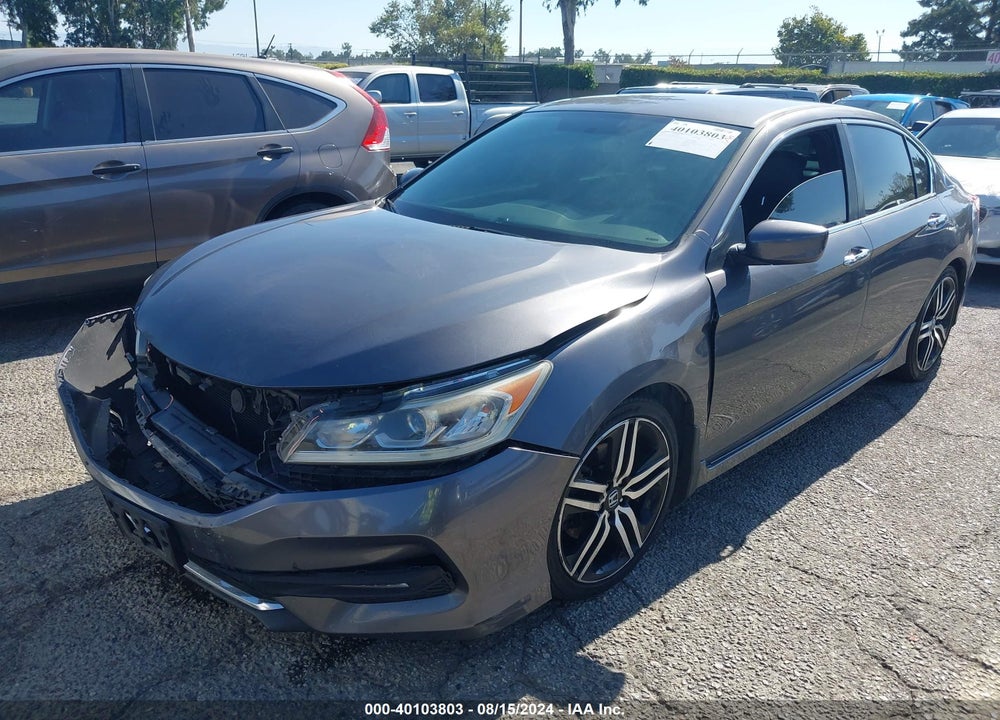 2017 HONDA ACCORD SPORT VIN: 1HGCR2F57HA034719
