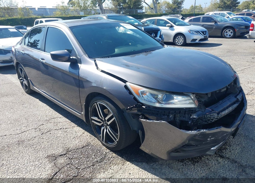 2017 HONDA ACCORD SPORT VIN: 1HGCR2F57HA034719