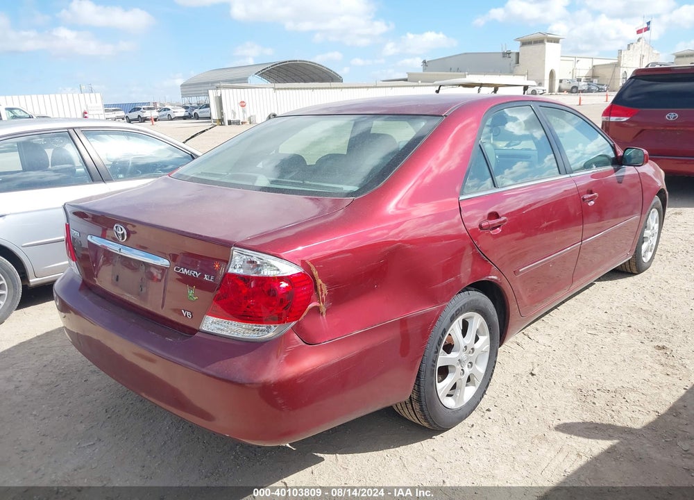 2005 TOYOTA CAMRY XLE V6 VIN: 4T1BF30K65U095704