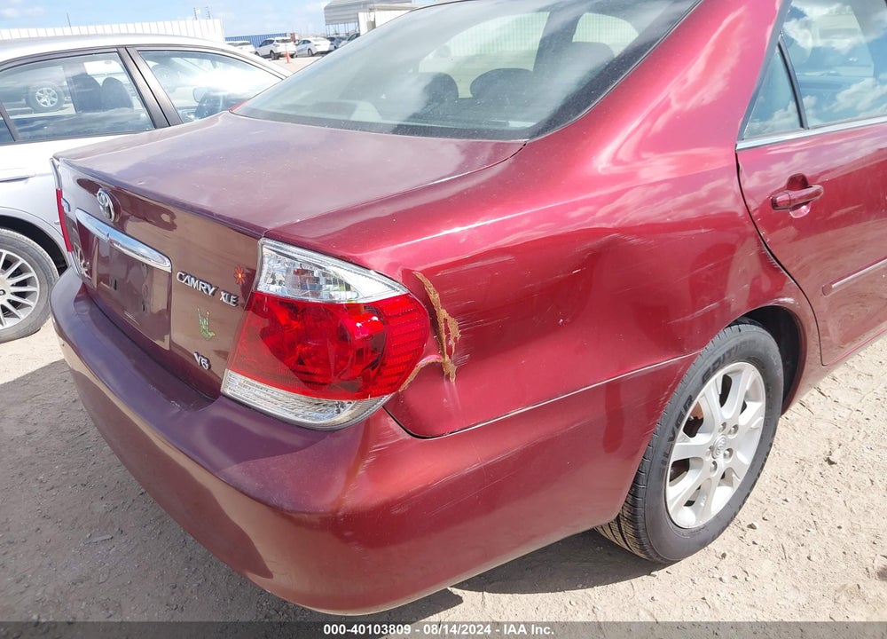 2005 TOYOTA CAMRY XLE V6 VIN: 4T1BF30K65U095704