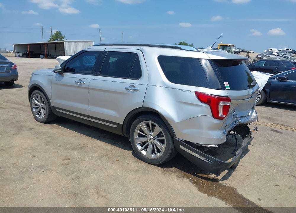2018 FORD EXPLORER LIMITED VIN: 1FM5K7F83JGA27588