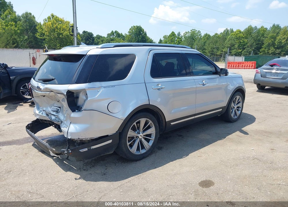 2018 FORD EXPLORER LIMITED VIN: 1FM5K7F83JGA27588
