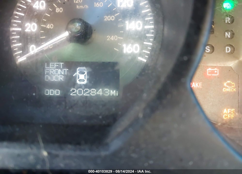 2006 LEXUS GS 300 VIN: JTHCH96S860016800