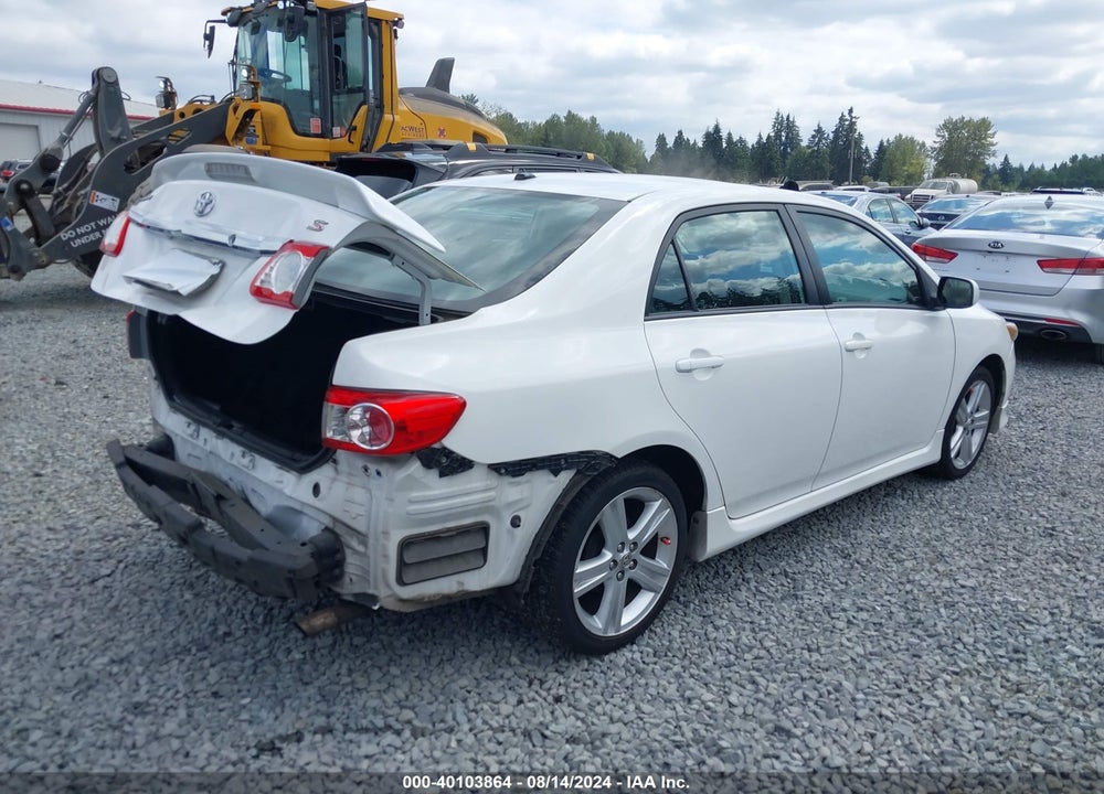 2013 TOYOTA COROLLA S VIN: 2T1BU4EE5DC931548