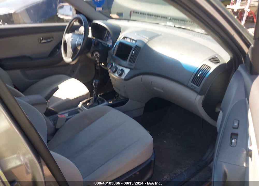 2010 HYUNDAI ELANTRA BLUE VIN: KMHDU4ADXAU133787
