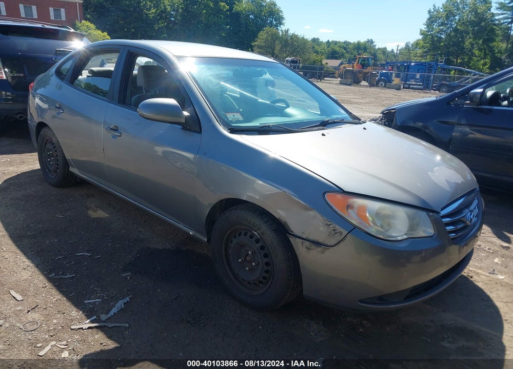 2010 HYUNDAI ELANTRA BLUE VIN: KMHDU4ADXAU133787